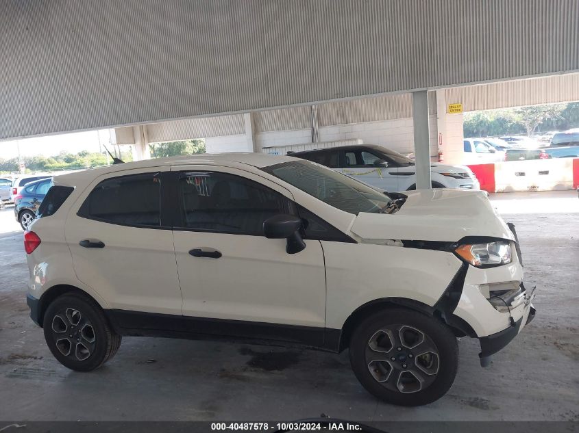 2021 Ford Ecosport S VIN: MAJ3S2FE1MC407874 Lot: 40487578