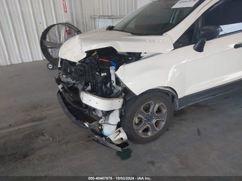 2021 Ford Ecosport S VIN: MAJ3S2FE1MC407874 Lot: 40487578