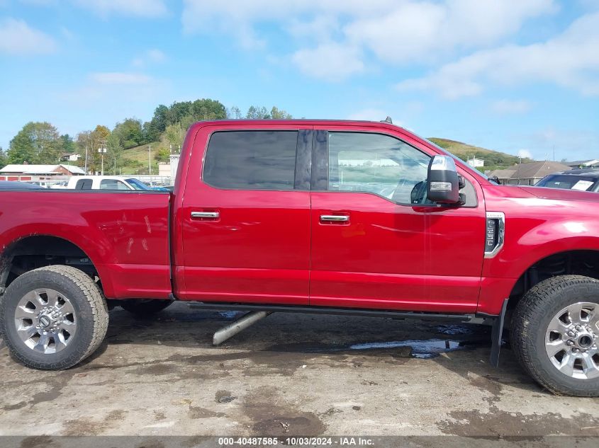 2019 Ford F-250 Lariat VIN: 1FT7W2B61KED50687 Lot: 40487585