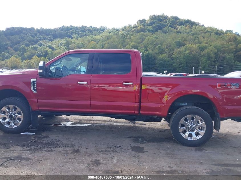 2019 Ford F-250 Lariat VIN: 1FT7W2B61KED50687 Lot: 40487585