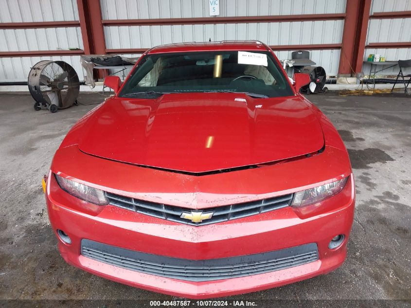 2015 Chevrolet Camaro Lt VIN: 2G1FD1E36F9182883 Lot: 40487587