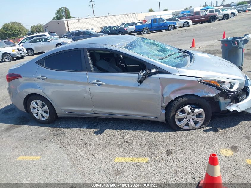 2016 Hyundai Elantra Se VIN: 5NPDH4AE6GH674887 Lot: 40487606