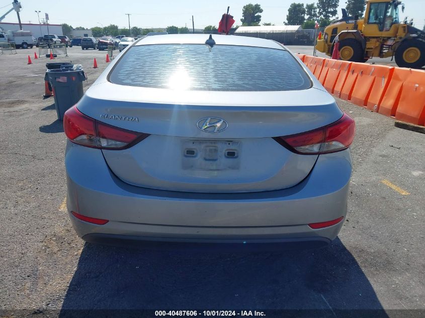 2016 Hyundai Elantra Se VIN: 5NPDH4AE6GH674887 Lot: 40487606