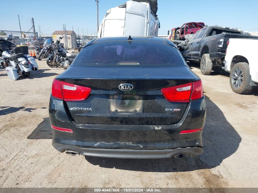 2014 Kia Optima Ex VIN: 5XXGN4A77EG348368 Lot: 40487608