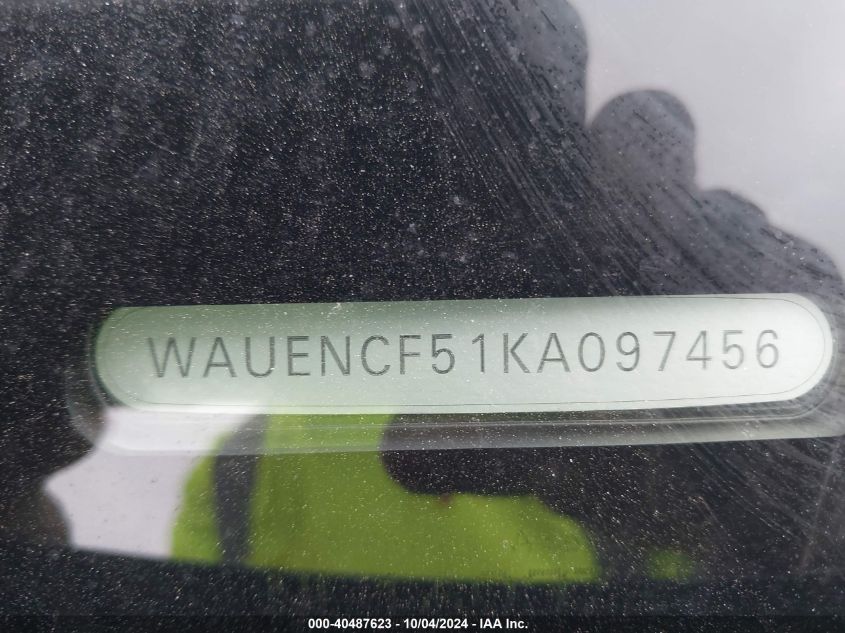 WAUENCF51KA097456 2019 Audi A5 45 Premium