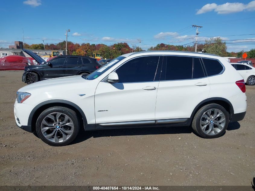 2016 BMW X3 xDrive28I VIN: 5UXWX9C51G0D86277 Lot: 40487654