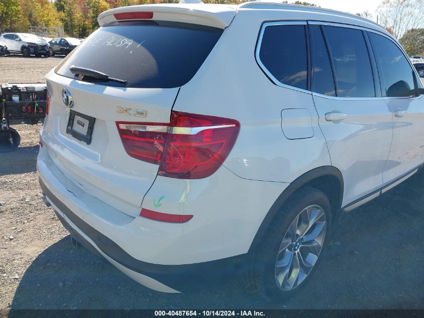 2016 BMW X3 XDRIVE28I - 5UXWX9C51G0D86277