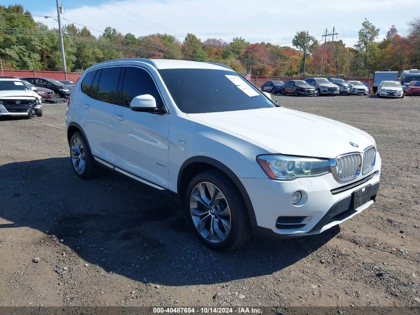 2016 BMW X3 XDRIVE28I - 5UXWX9C51G0D86277