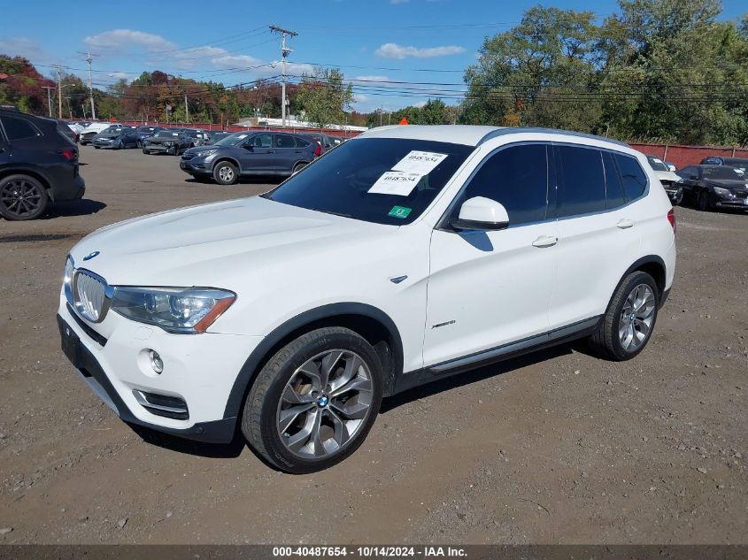 VIN 5UXWX9C51G0D86277 2016 BMW X3, Xdrive28I no.2