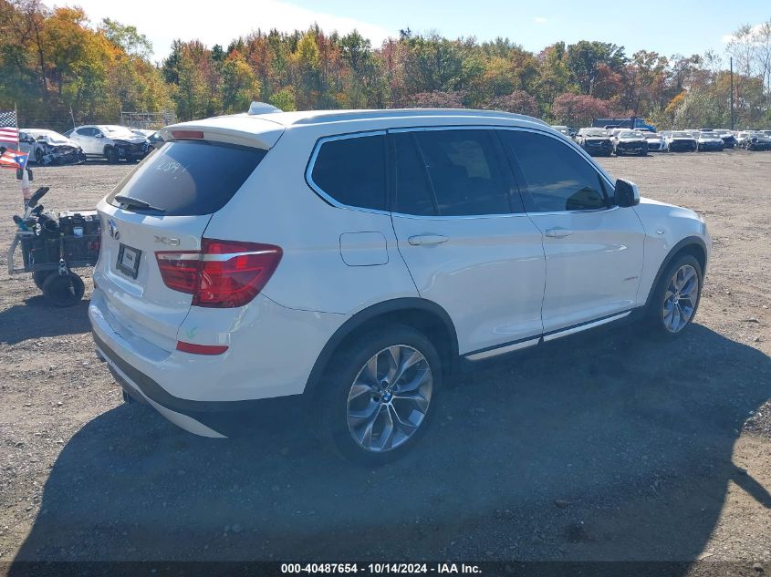 2016 BMW X3 XDRIVE28I - 5UXWX9C51G0D86277