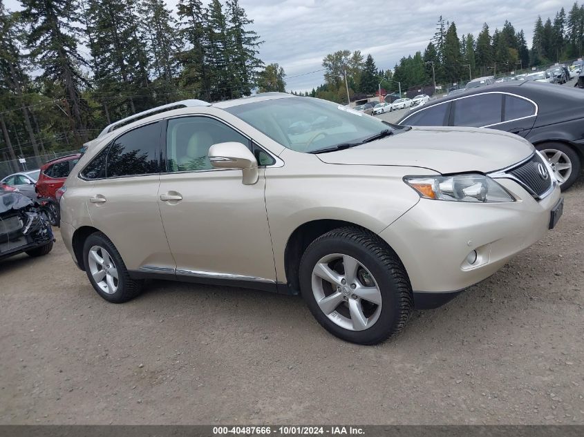 2011 Lexus Rx 350 VIN: 2T2BK1BA9BC110029 Lot: 40487666