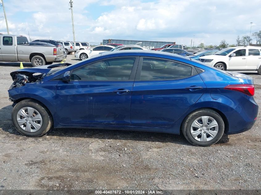 2016 Hyundai Elantra Se VIN: 5NPDH4AE6GH738832 Lot: 40487672