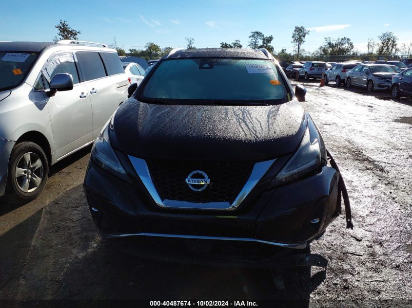 5N1AZ2MS3KN163003 2019 Nissan Murano Sl