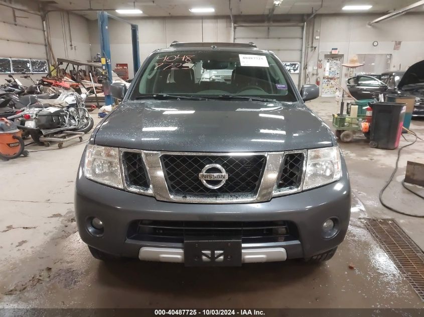 2012 Nissan Pathfinder Le VIN: 5N1AR1NB8CC619664 Lot: 40487725