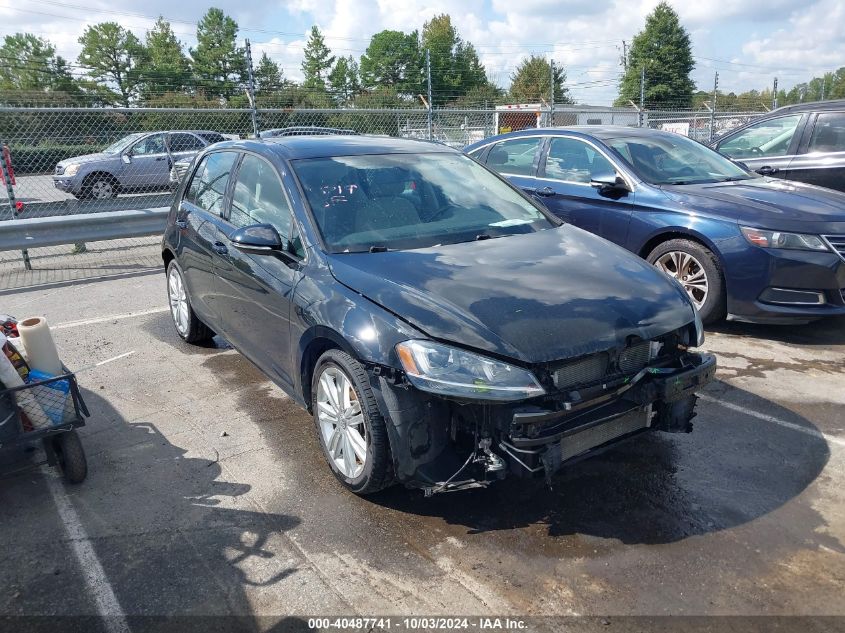 3VW2A7AU7FM033421 2015 VOLKSWAGEN GOLF - Image 1