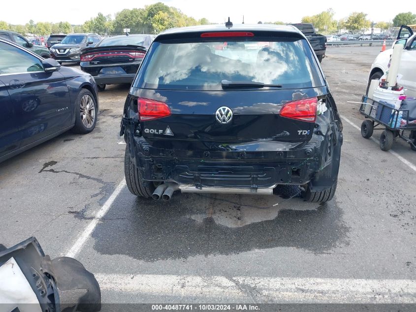 2015 Volkswagen Golf Tdi Se 4-Door VIN: 3VW2A7AU7FM033421 Lot: 40487741