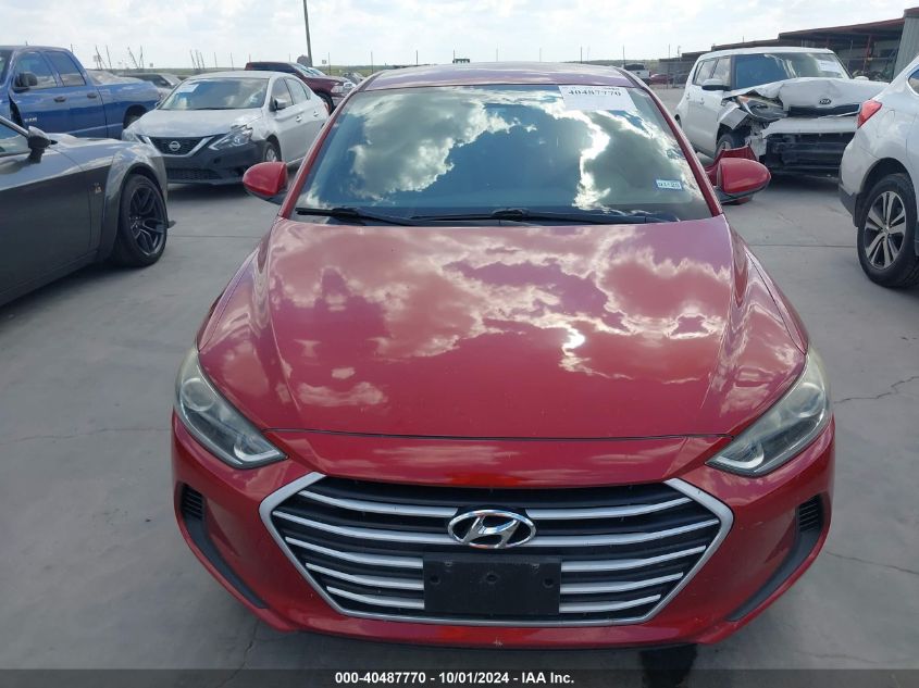 2017 Hyundai Elantra Se VIN: KMHD74LF0HU385502 Lot: 40487770