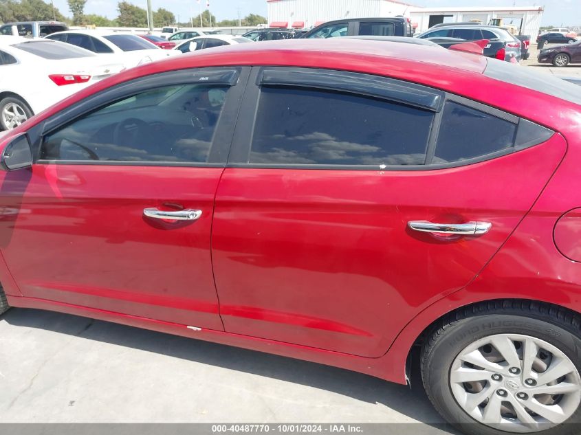 2017 Hyundai Elantra Se VIN: KMHD74LF0HU385502 Lot: 40487770