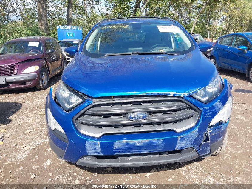 2018 Ford Ecosport Ses VIN: MAJ6P1CL6JC191771 Lot: 40487772