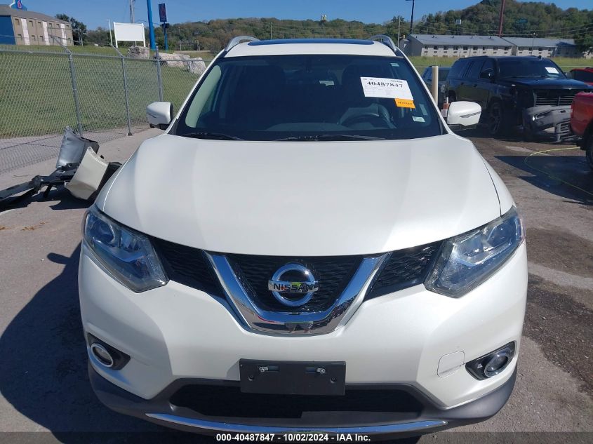 2015 Nissan Rogue Sl VIN: 5N1AT2MV9FC854551 Lot: 40487847