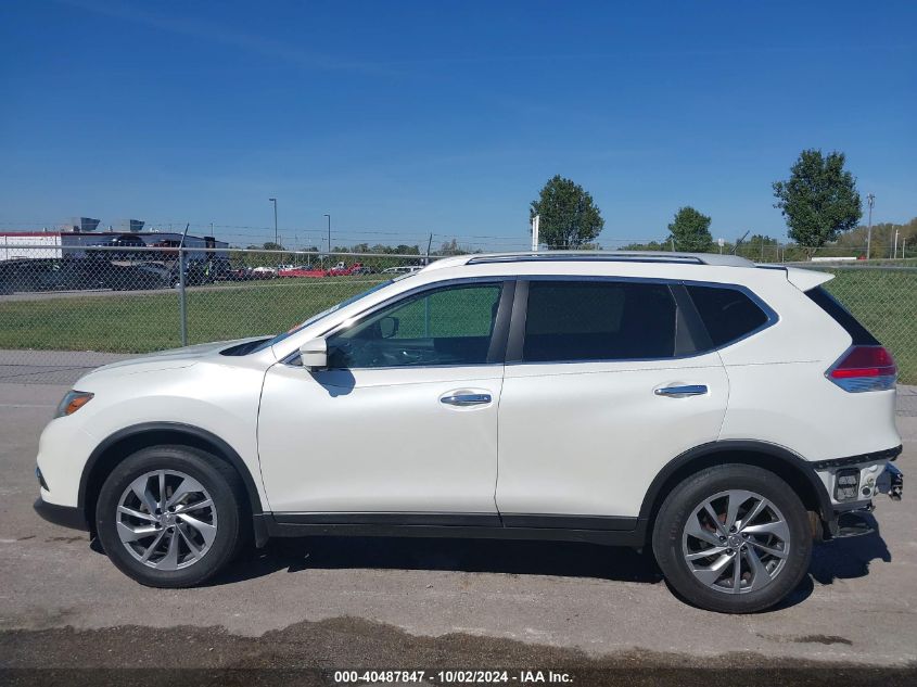 2015 Nissan Rogue Sl VIN: 5N1AT2MV9FC854551 Lot: 40487847