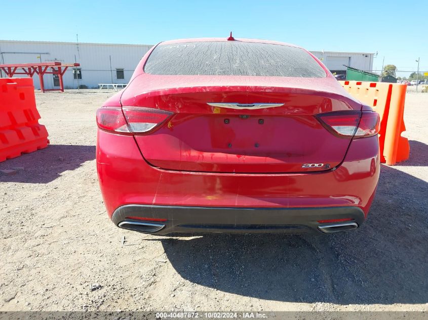 2016 Chrysler 200 S VIN: 1C3CCCBG0GN162373 Lot: 40487872