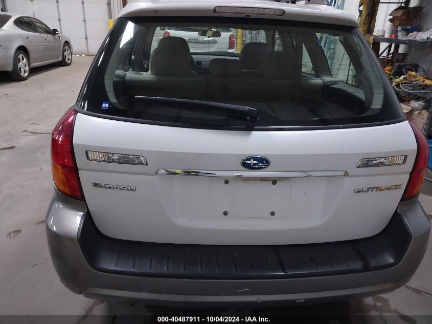 4S4BP61C257392750 2005 Subaru Outback 2.5I