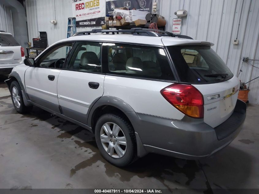 4S4BP61C257392750 2005 Subaru Outback 2.5I