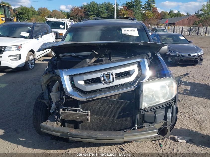 2010 Honda Pilot Ex-L VIN: 5FNYF4H56AB028297 Lot: 40487915