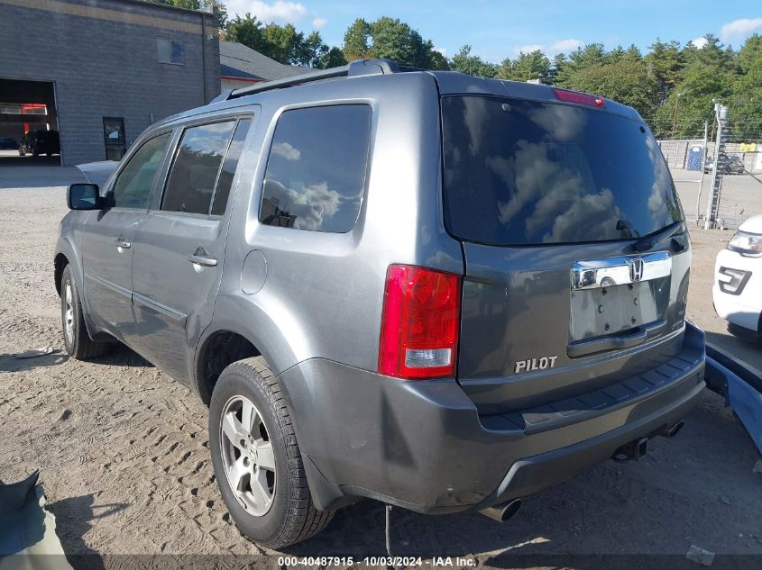 2010 Honda Pilot Ex-L VIN: 5FNYF4H56AB028297 Lot: 40487915