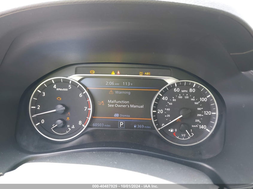 1N4BL4DV9KC203909 2019 Nissan Altima 2.5 Sv