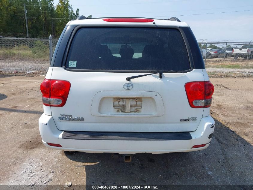 2007 Toyota Sequoia Sr5 V8 VIN: 5TDZT34A17S298245 Lot: 40487928