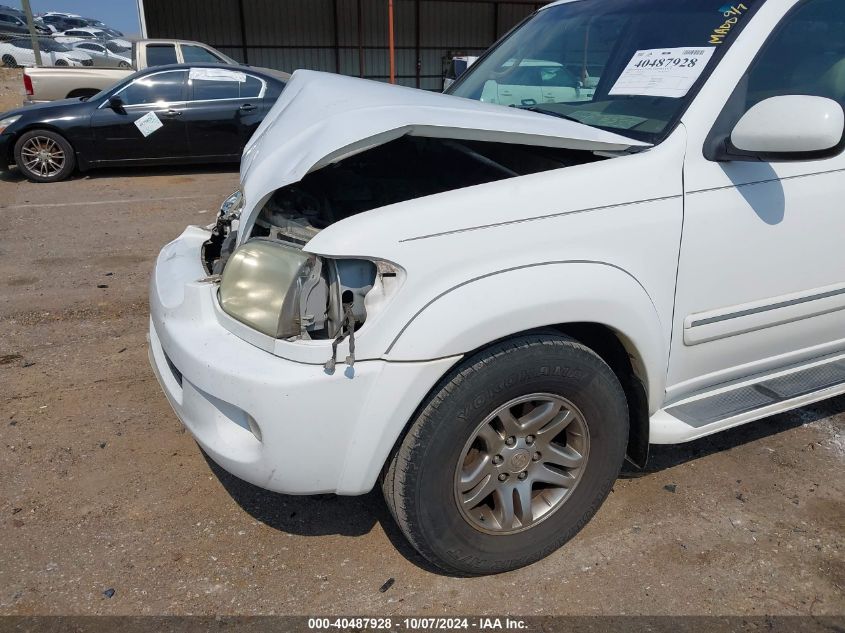 2007 Toyota Sequoia Sr5 V8 VIN: 5TDZT34A17S298245 Lot: 40487928