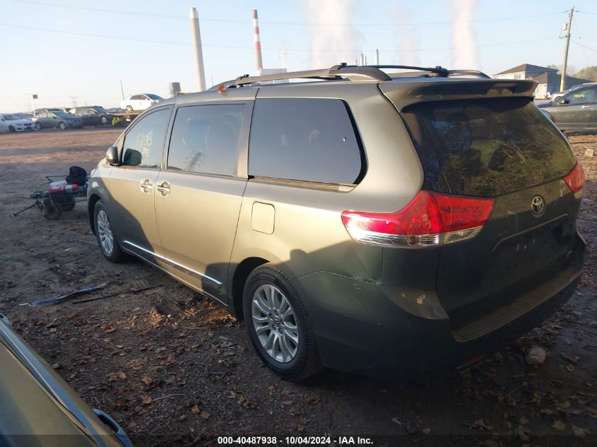 VIN 5TDYK3DC5ES488739 2014 Toyota Sienna, Xle V6 8... no.3