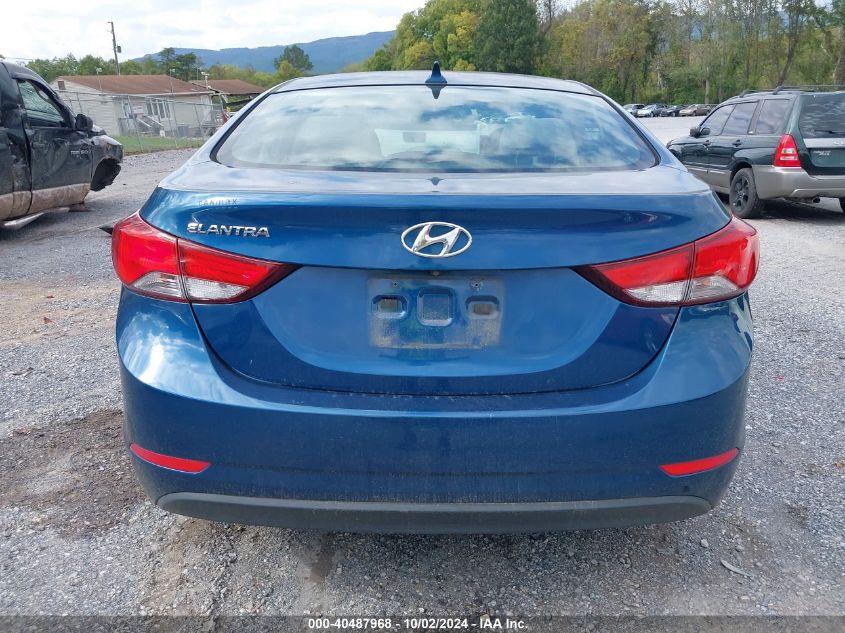 2014 Hyundai Elantra Se VIN: KMHDH4AE7EU117601 Lot: 40487968