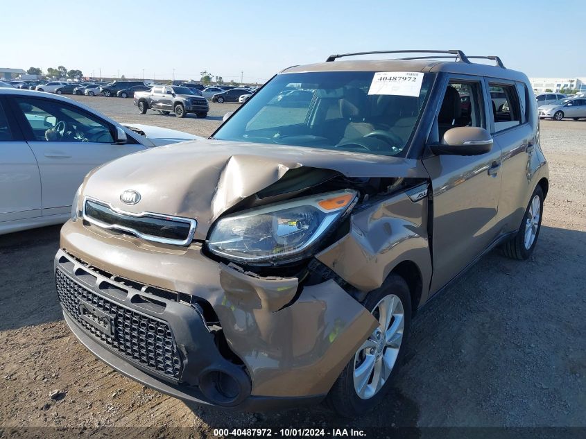 2014 Kia Soul + VIN: KNDJP3A56E7054428 Lot: 40487972