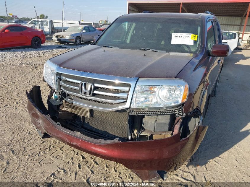 2013 Honda Pilot Ex-L VIN: 5FNYF4H5XDB029182 Lot: 40487991