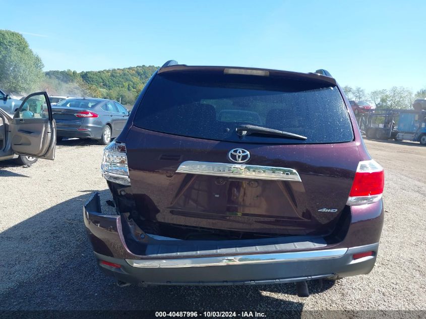 5TDBK3EH0DS212905 2013 Toyota Highlander Base Plus V6