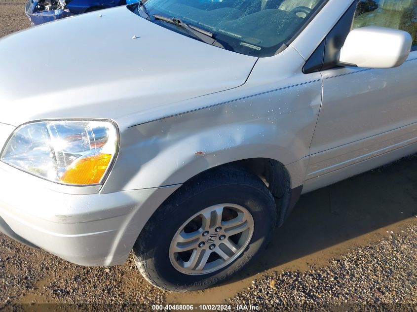 2004 Honda Pilot Ex-L VIN: 2HKYF18584H569050 Lot: 40488006