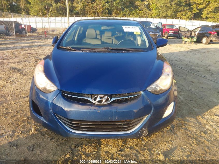 2013 Hyundai Elantra Gls VIN: KMHDH4AE0DU616237 Lot: 40488035