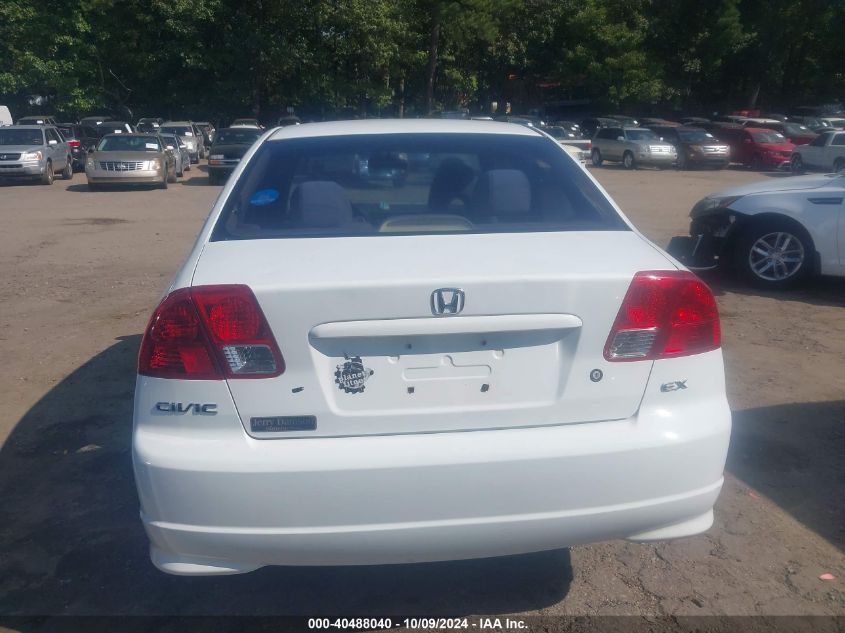 2004 Honda Civic Ex VIN: 2HGES26784H607802 Lot: 40488040