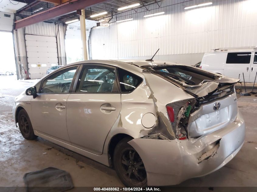 2014 Toyota Prius Three VIN: JTDKN3DUXE1810164 Lot: 40488062