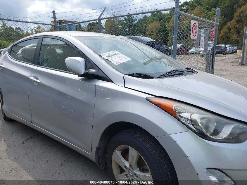 2013 Hyundai Elantra Gls VIN: KMHDH4AE1DU669349 Lot: 40488075