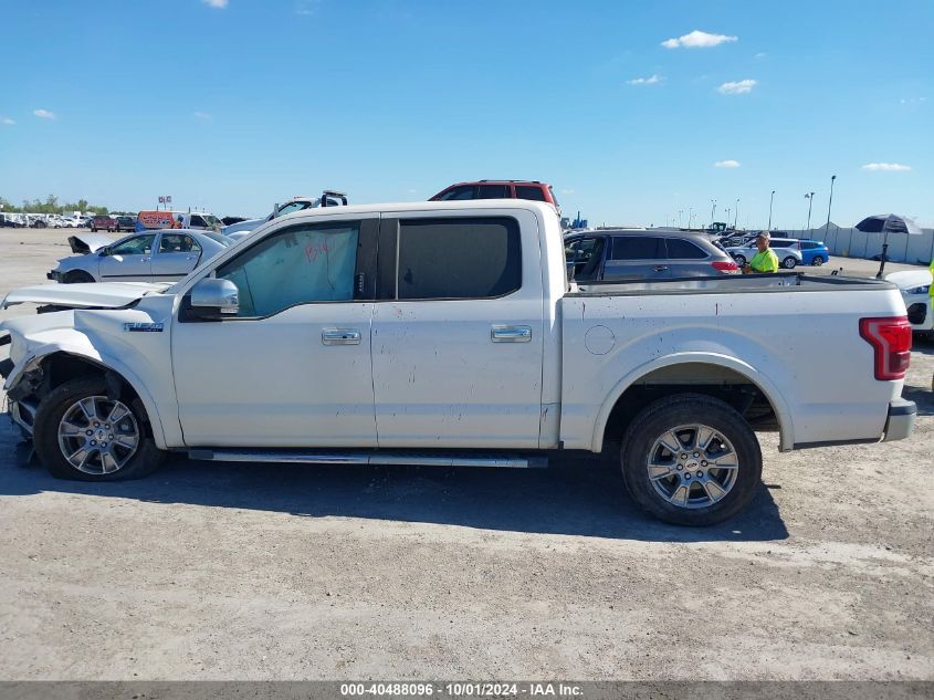 2016 Ford F-150 Lariat VIN: 1FTEW1CP5GKE85902 Lot: 40488096