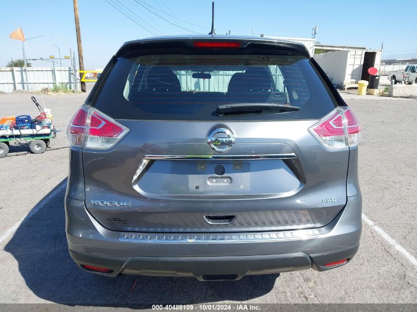 2015 Nissan Rogue S VIN: KNMAT2MV0FP547167 Lot: 40488109