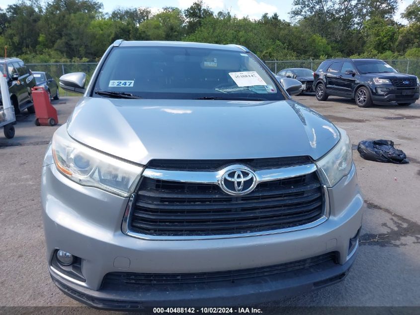 5TDKKRFH3FS046416 2015 Toyota Highlander Xle V6