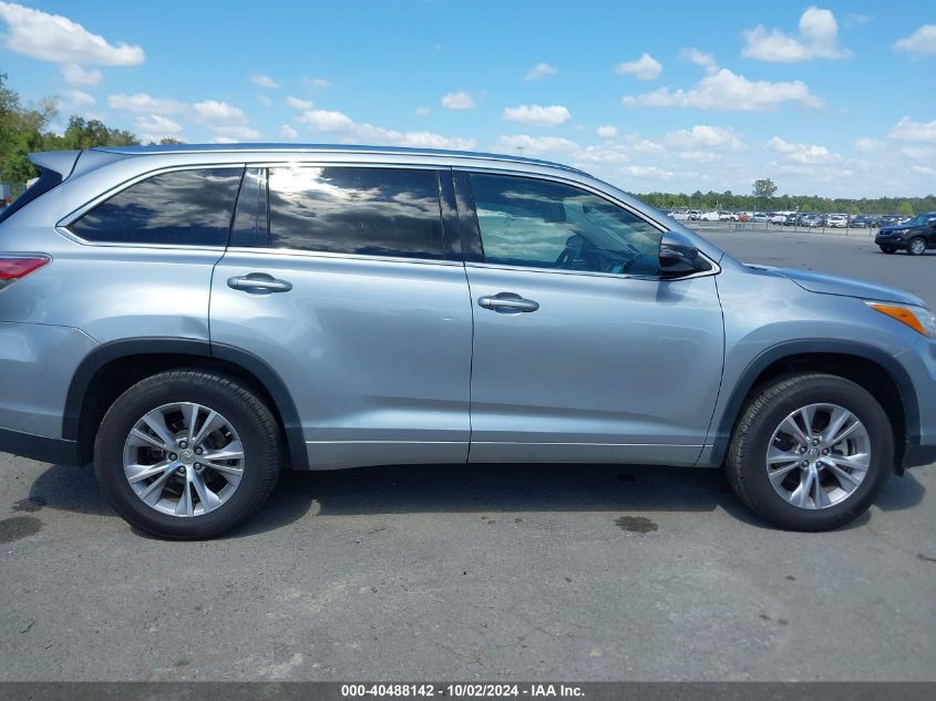 5TDKKRFH3FS046416 2015 Toyota Highlander Xle V6