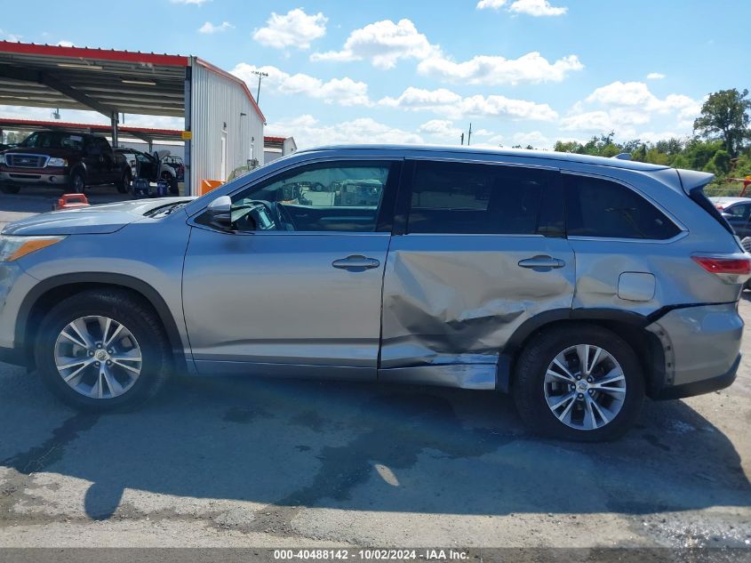 5TDKKRFH3FS046416 2015 Toyota Highlander Xle V6