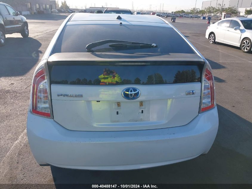 2014 Toyota Prius Three VIN: JTDKN3DU5E1763853 Lot: 40488147