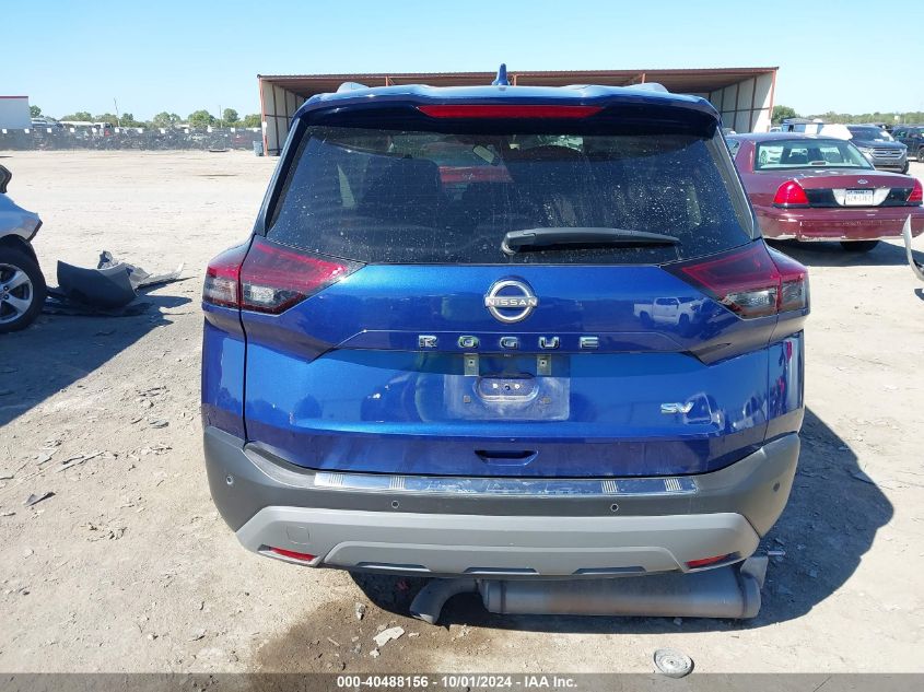 2022 Nissan Rogue Sv Fwd VIN: 5N1BT3BA7NC712272 Lot: 40488156